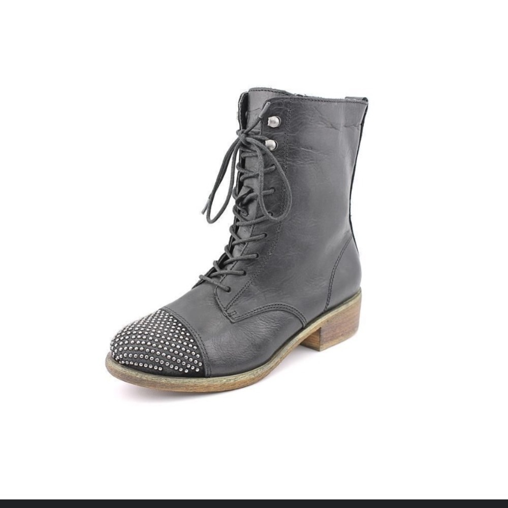 Ralph Lauren denim supply combat boots utility leather spring winter designer